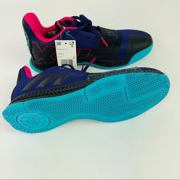 Adidas Harden Vol.3 J Big Kids 5 Shoes Glow Dark - Picture 6 of 7